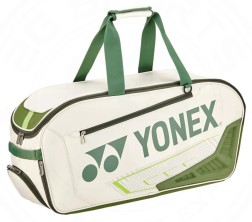 YONEX - EXPERT TOURNAMENT BAG BA02331WEX (6 PCS) - WHITE / MOSS GREEN