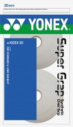 YONEX - AC102-30 SUPERGRAP (30 WRAPS) - WHITE