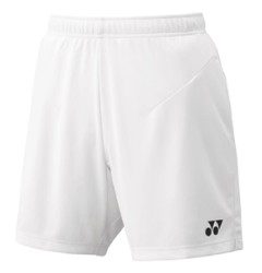 YONEX - MEN'S BADMINTON SHORTS WHITE - YM0004EX - Euro S