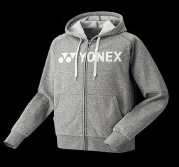 YONEX - MEN'S FULL ZIP HOODIE - YM0018EX GREY - Euro L
