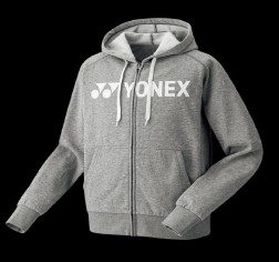 YONEX - MEN'S FULL ZIP HOODIE - YM0018EX GREY - Euro M