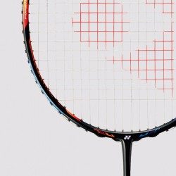 STRUNG YONEX - DUORA 10 BADMINTON RACKET - BLUE / ORANGE