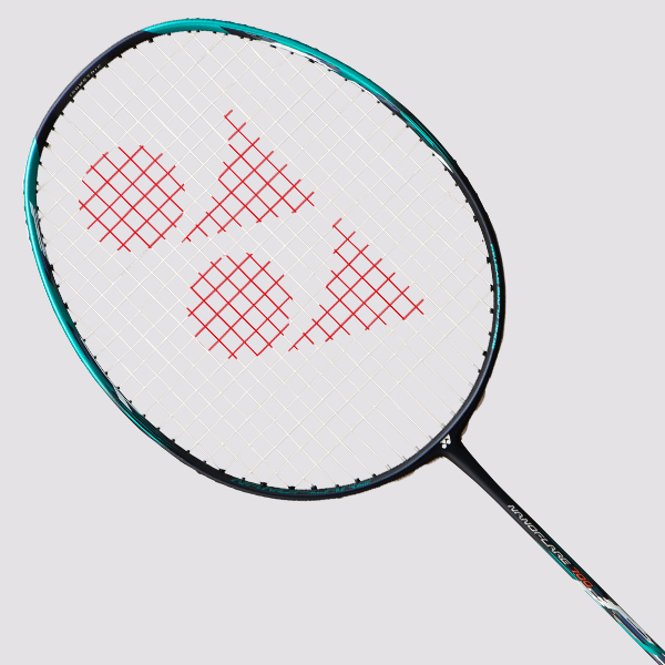 STRUNG YONEX - NANOFLARE 700 BADMINTON RACKET - BLUE / GREEN