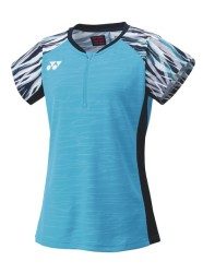 YONEX - WOMEN'S BADMINTON SHIRT - TURQUOISE / NAVY - 20636EX - Euro L