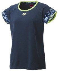 YONEX - WOMEN'S BADMINTON SHIRT - NAVY / YELLOW - 16570EX - Euro M