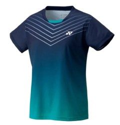 YONEX - WOMEN'S BADMINTON SHIRT - DENIM NAVY- YW0025EX - Euro M