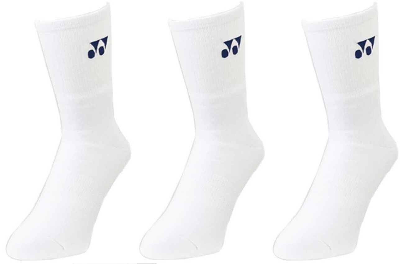 YONEX - 3D PRO ERGO SPORT CREW SOCKS - 1855EX - 3 PACK