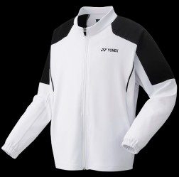 YONEX - JUNIOR JACKET - WHITE / BLACK - 50123JEX - J120