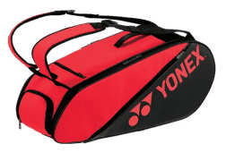 YONEX - ACTIVE RACQUET BAG (6PCS) 82226EX - BLACK / RED