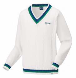 YONEX - 75TH ELITE UNISEX SWEATER 30074AYX - WHITE - Euro L