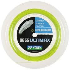 YONEX - BG66 ULTIMAX  - LIME - REEL