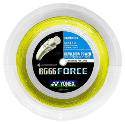 YONEX - BG66 FORCE - YELLOW - REEL