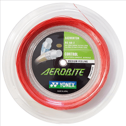 YONEX - AEROBITE STRING - RED / WHITE - REEL