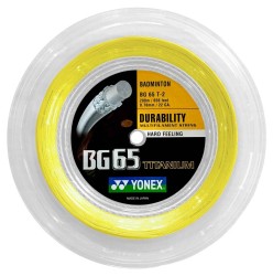 YONEX - BG65 Ti - REEL - YELLOW