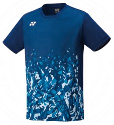 YONEX - 2023 JAPAN NATIONAL TEAM UNIFORM MEN'S CREW NECK SHIRT - MIDNIGHT - 10551EX - Euro L