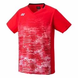 YONEX - MEN'S CREW NECK SHIRT - CLEAR RED - 10505EX - Euro L