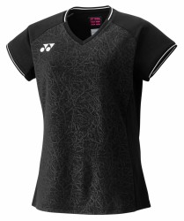 YONEX - WOMEN'S CREW NECK SHIRT - BLACK - 20715EX - Euro L