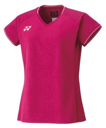 YONEX - WOMEN'S CREW NECK SHIRT - REDDISH ROSE - 20715EX - Euro L