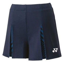 YONEX - CHINA NATIONAL TEAM - WOMEN'S SHORT WITH INNER SHORTS - NAVY BLUE - 25074EX - Euro L