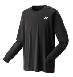 YONEX - UNISEX LONG SLEEVE T-SHIRT - BLACK - 16623EX - Euro S