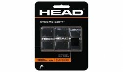 HEAD - XTREME SOFT OVERGRIP (3 GRIPS) - BLACK