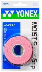 YONEX - AC148-3 MOIST SUPERGRIP - PINK