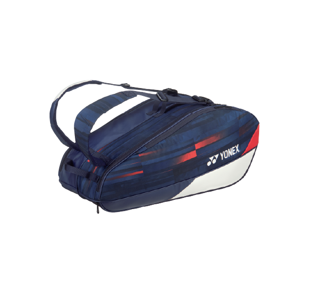 YONEX - LIMITED PRO RACKET BAG BA29PAEX (9PCS) - WHITE / NAVY / RED