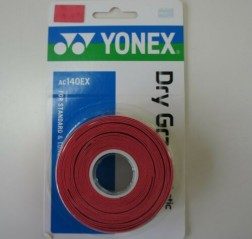 YONEX - AC140-3 DRY GRIP (3 WRAPS) - CORAL RED