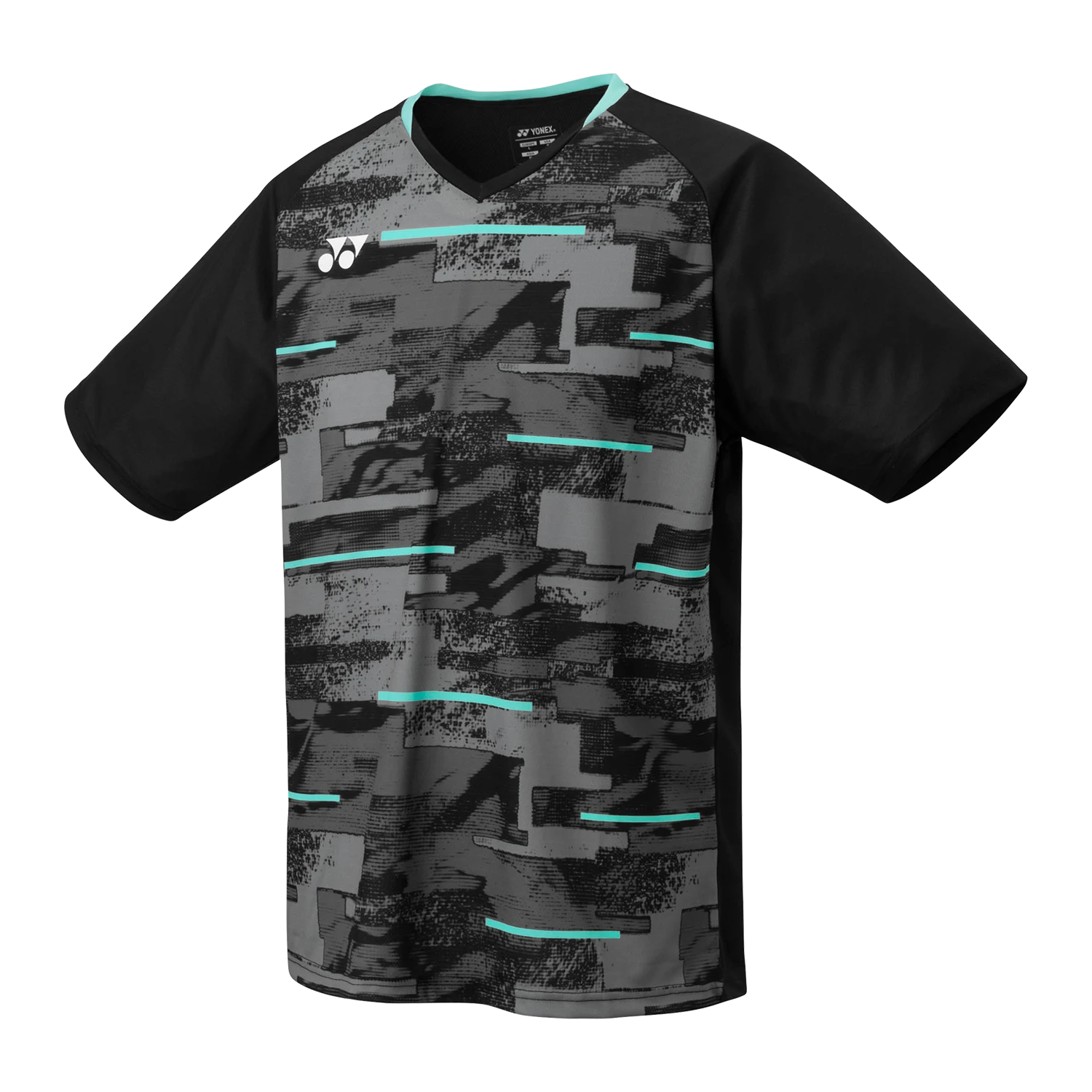 YONEX - MEN'S CREW NECK SHIRT - BLACK - YM0034EX - Euro L