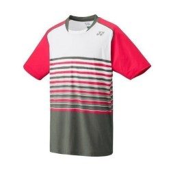 YONEX - MEN'S CREW NECK T-SHIRT - BRIGHT PINK - Euro S