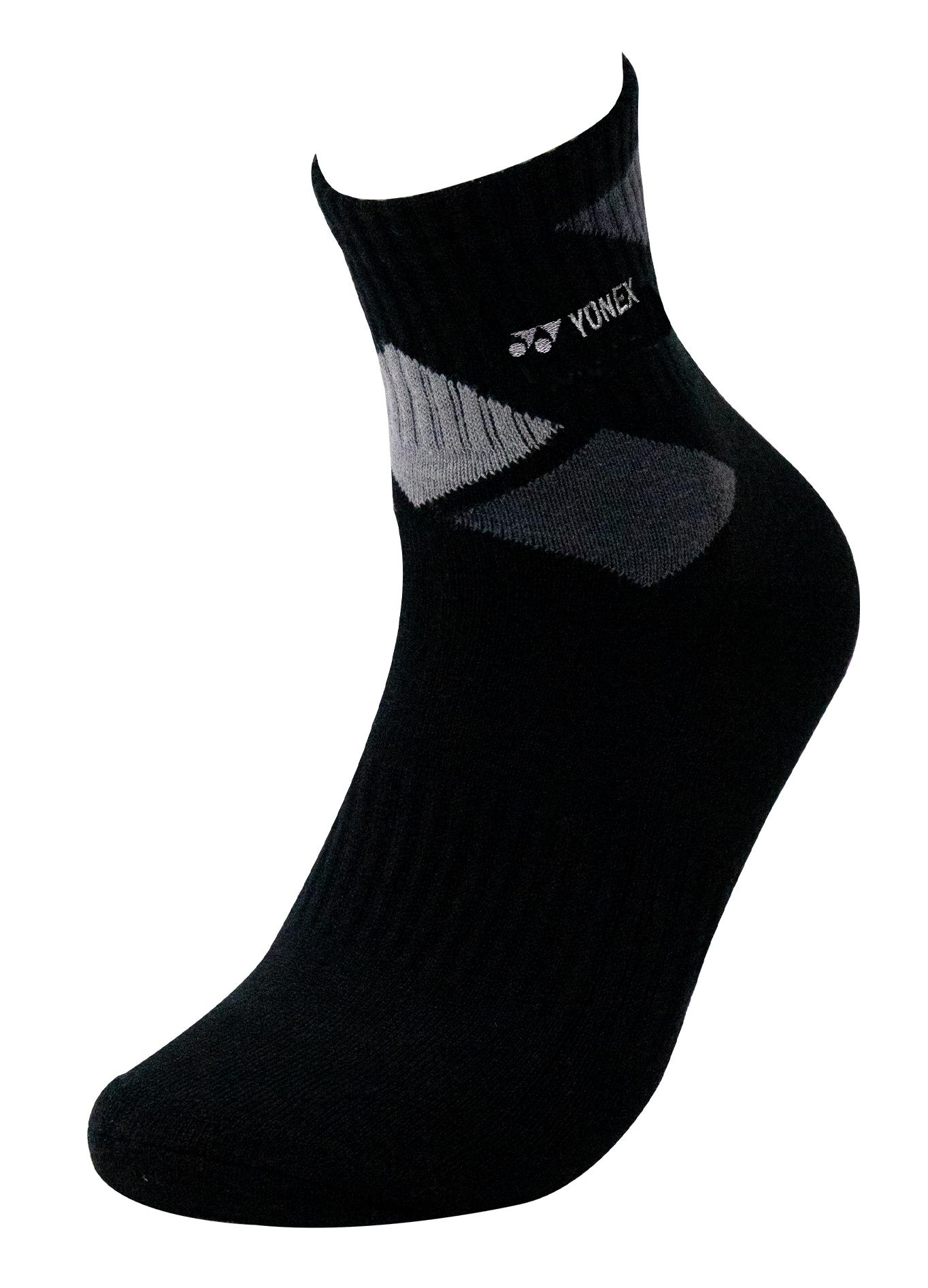 YONEX - TRU 3D TruDRY SOCKS - BLACK / GRAY - SSL-1854R-S
