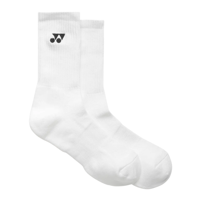 YONEX - UNI SPORT CREW SOCKS - WHITE - L - YY-19256EX