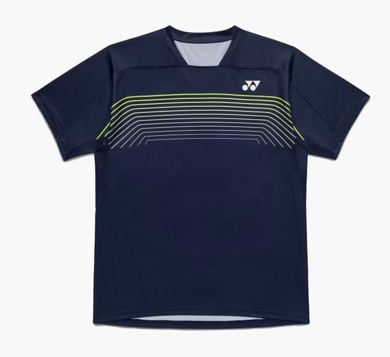 YONEX - MEN'S CREW NECK SHIRT - NAVY - 10727EX - Euro L