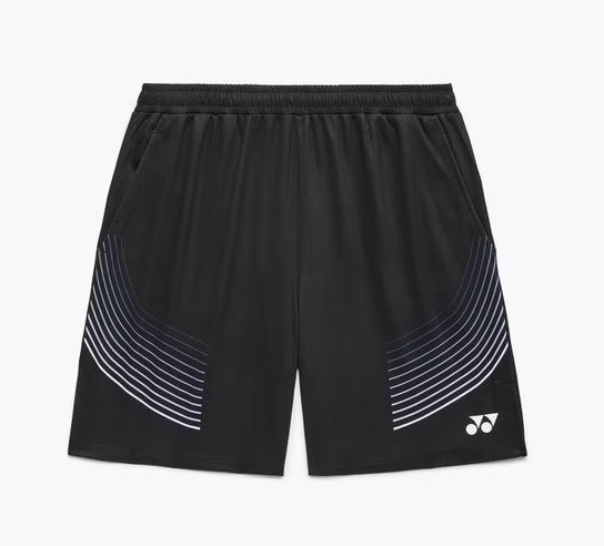 YONEX - MEN'S BADMINTON KNIT SHORTSS - BLACK - 15247EX - Euro XL