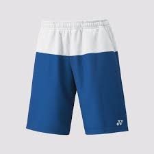 YONEX - MEN'S SHORTS - GREY / ICE BLUE 15039EX - Euro XS