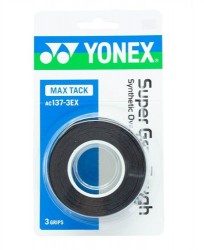 YONEX - AC137-3 SUPERGRAP TOUGH GRIP(3 WRAPS) - BLACK