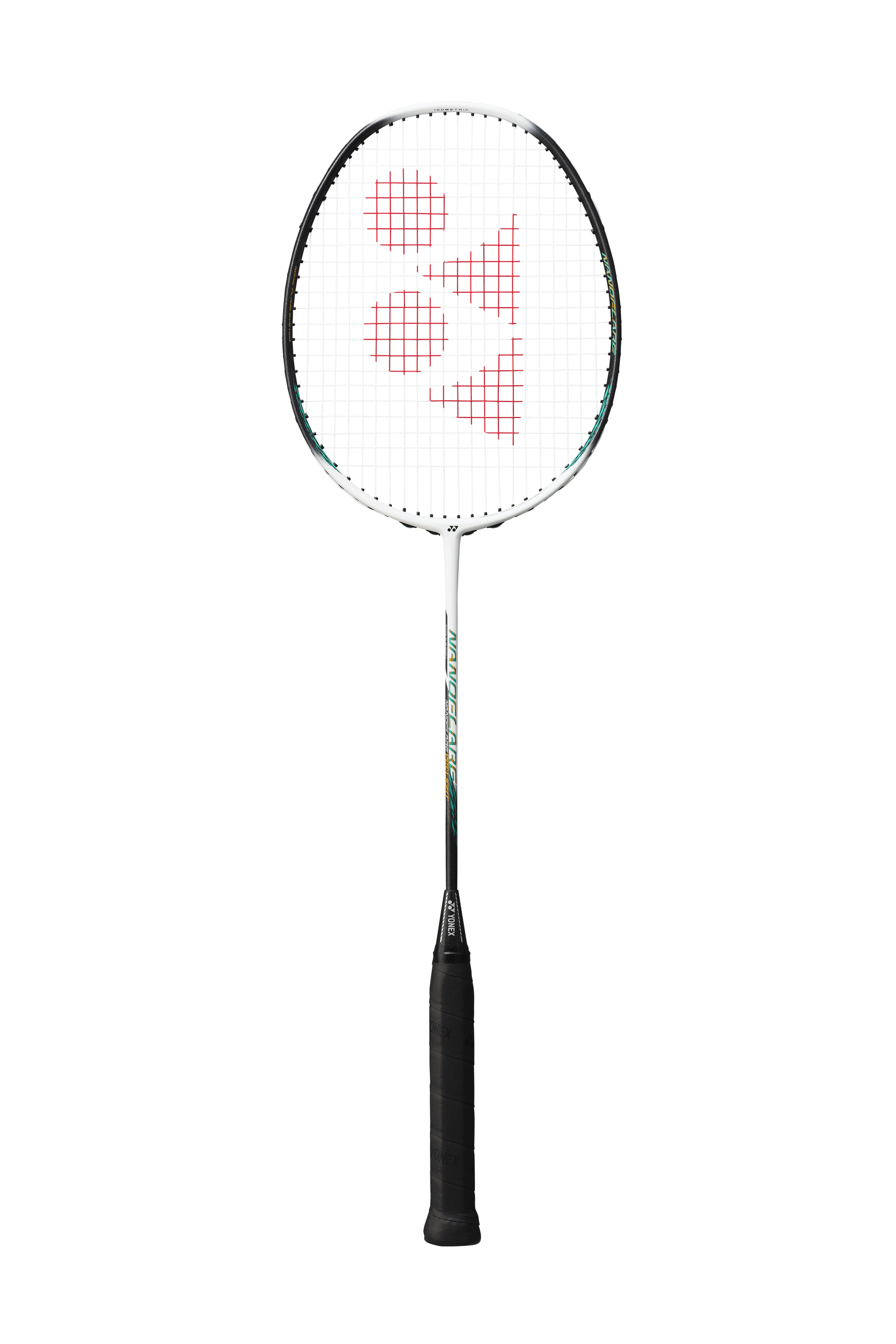 YONEX - NANOFLARE 170 LIGHT BADMINTON RACKET - WHITE / TURQUOISE