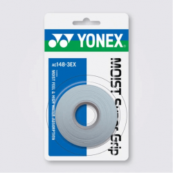 YONEX - AC148-3 MOIST SUPERGRIP - WHITE