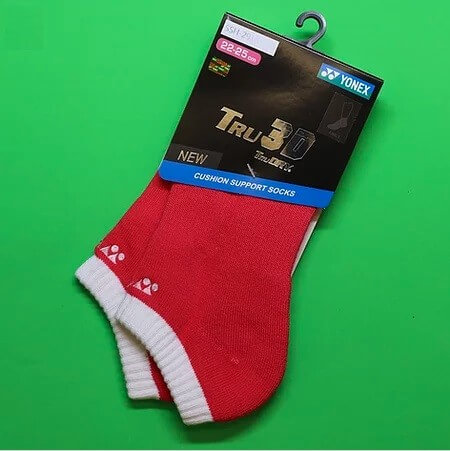 YONEX - TRU 3D TruDRY SOCKS - PINK / WHITE - SSH-29102