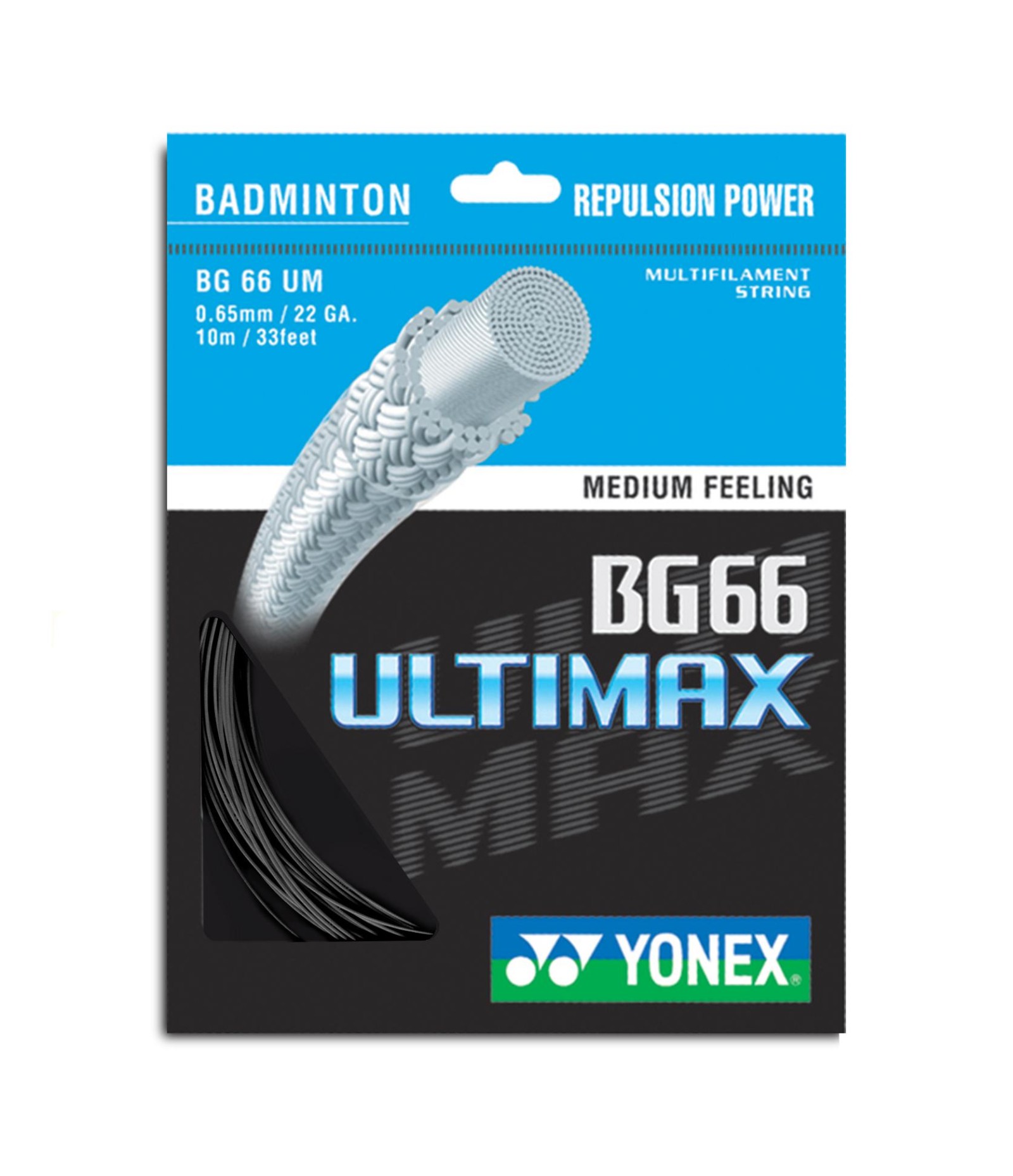 YONEX - BG66 ULTIMAX - BLACK