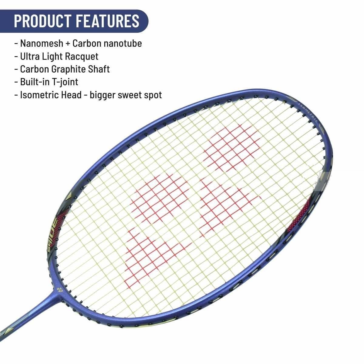 YONEX - NANORAY 70 LIGHT BADMINTON RACKET - DEEP PURPLE - EXCLUSIVE TO TG SPORTS