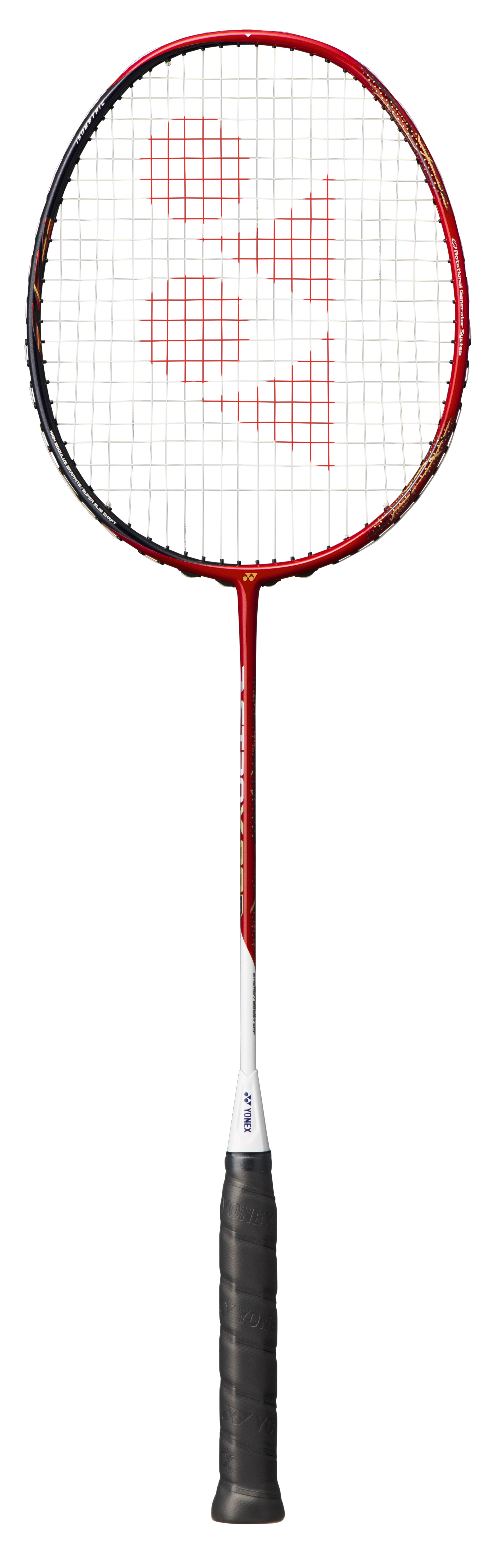 STRUNG YONEX - ASTROX 88D 4U BADMINTON RACKET - OFF WHITE / RED