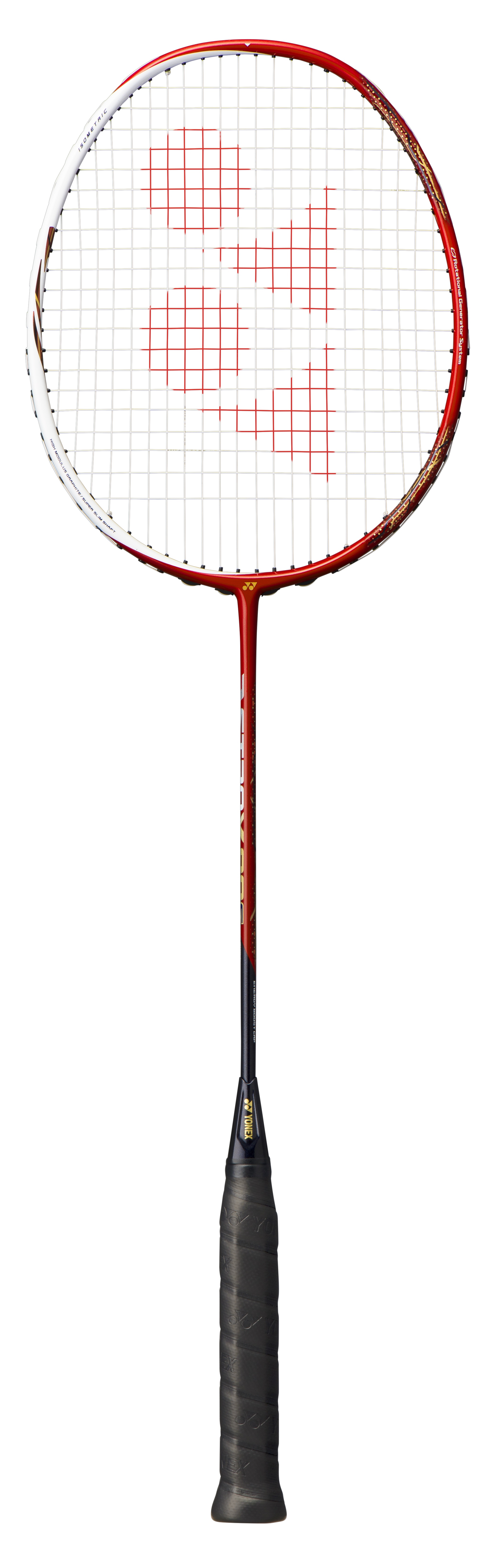 STRUNG YONEX - ASTROX 88S 4U BADMINTON RACKET - OFF WHITE / RED