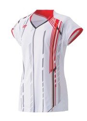 YONEX - WOMEN'S BADMINTON SHIRT WHITE - 20235EX - Euro M