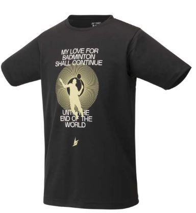 YONEX - LIN DAN TRIBUTE SHIRT - BLACK - 16564EX - Euro L