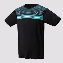 YONEX - MEN'S SHIRT - BLACK / BLUE - 16347EX - Euro XXS