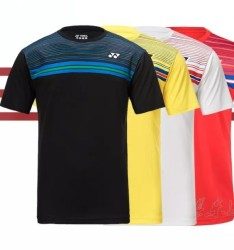 YONEX - MEN'S SHIRT - BLACK / BLUE - 16347EX - Euro XXS