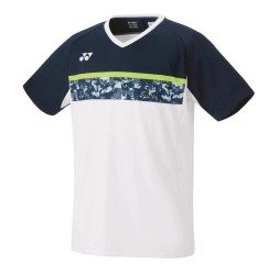 YONEX - MEN'S CREW NECK SHIRT - 10440EX WHITE/NAVY - Euro S