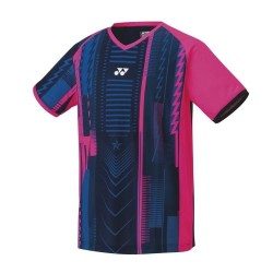 YONEX - MEN'S CREW NECK SHIRT - 10441EX NAVY/PINK - Euro S