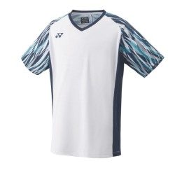 YONEX - MEN'S CREW NECK SHIRT - 10443EX WHITE/NAVY - Euro S